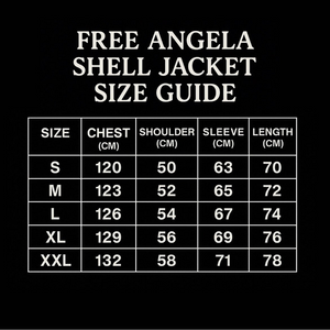 ‘FREE ANGELA’ SHELL JACKET