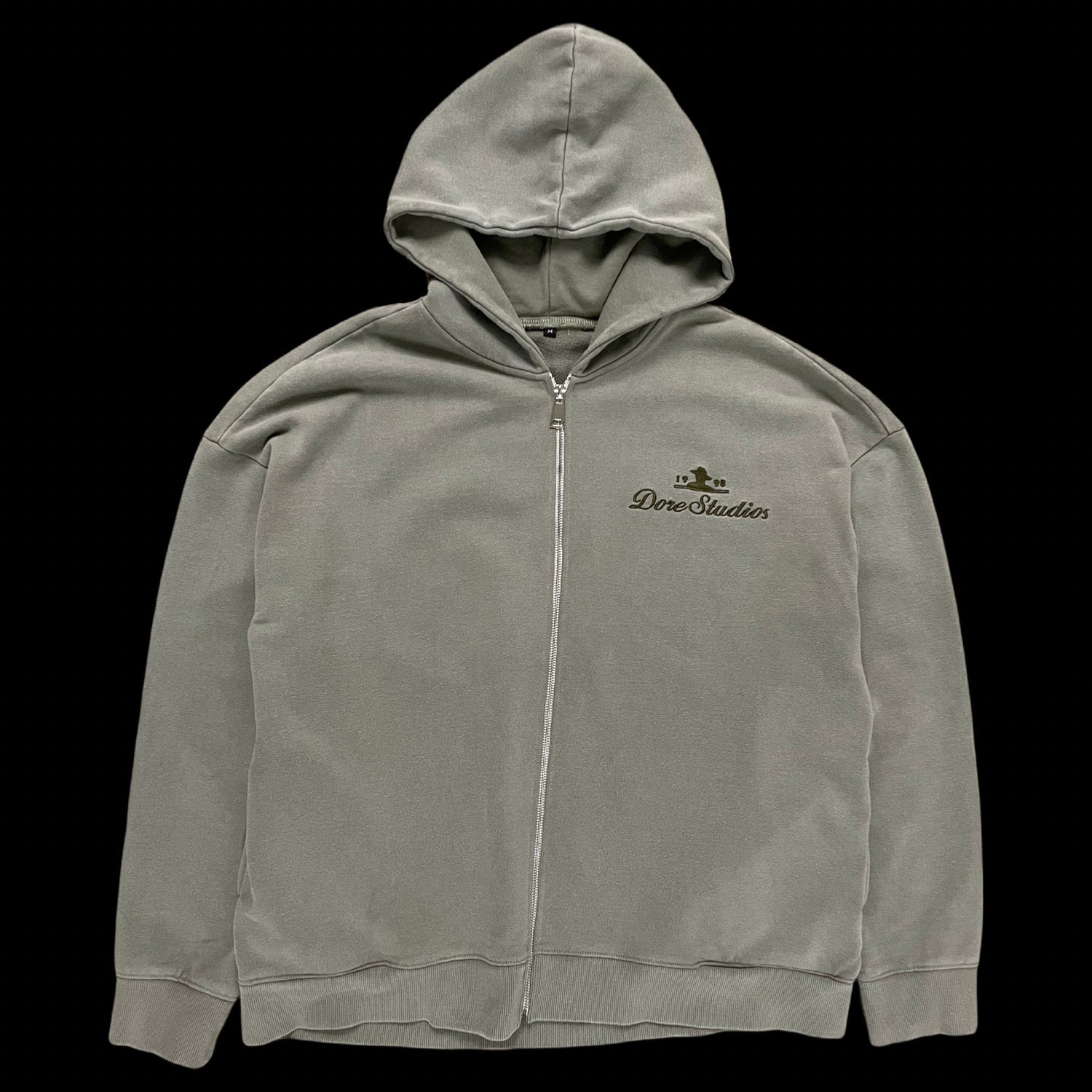 DON ZIP UP HOODIE PALE KHAKI – Dorestudios