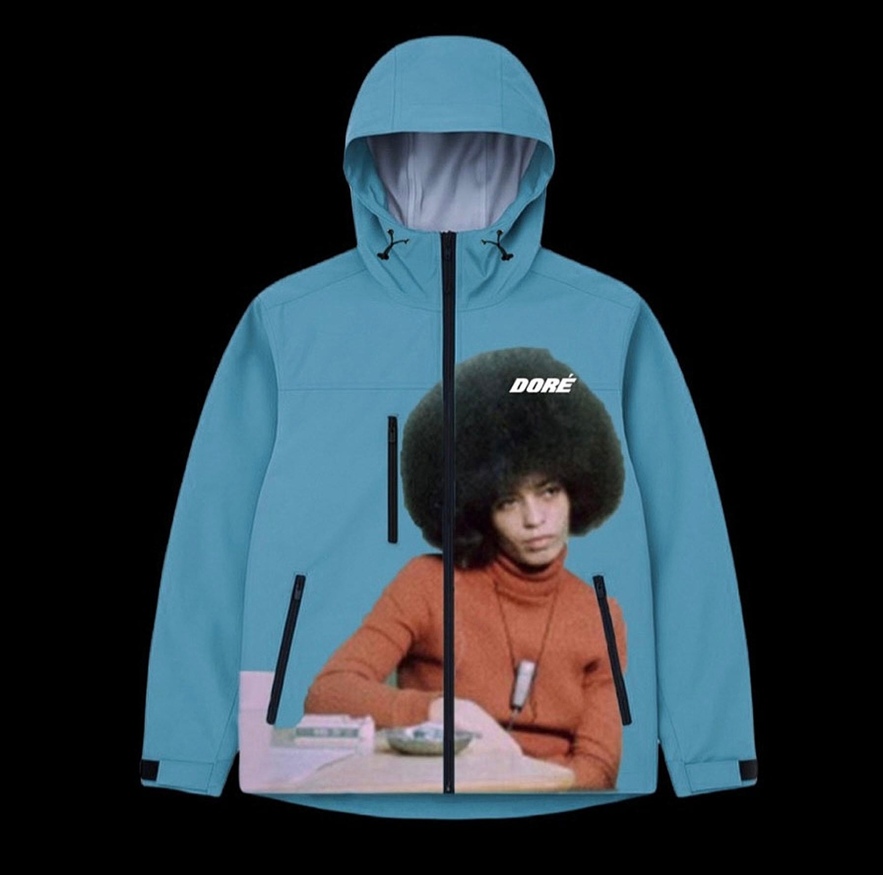 ‘FREE ANGELA’ SHELL JACKET – Dorestudios